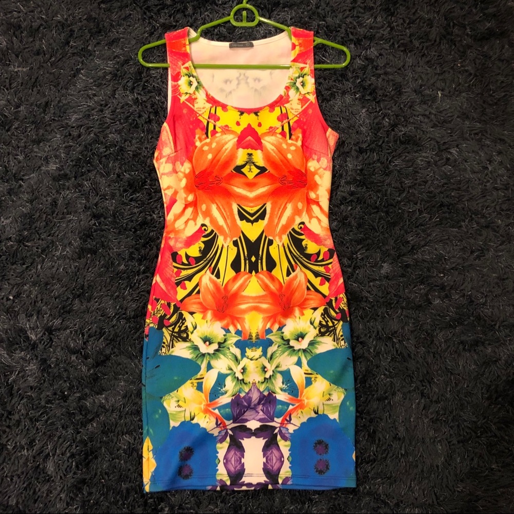Multicolor Bodycon Dress